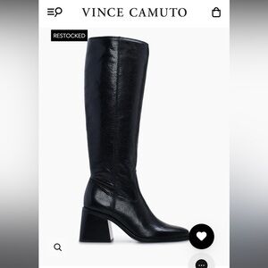 Vince Camuto Black Sangeti Boot standard calf